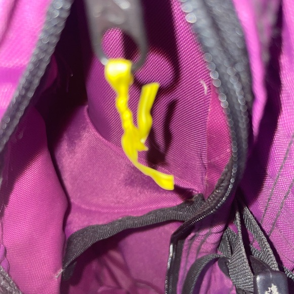 80s Purple Jansport External Frame Hiking Backpack Hip Wings Aluminum MadeInUSA - Picture 6 of 6